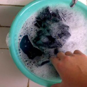 Add salt to soak