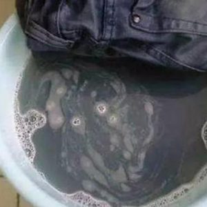 Add vinegar to soak