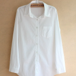 How to wash a white shirt with black sleeves?
