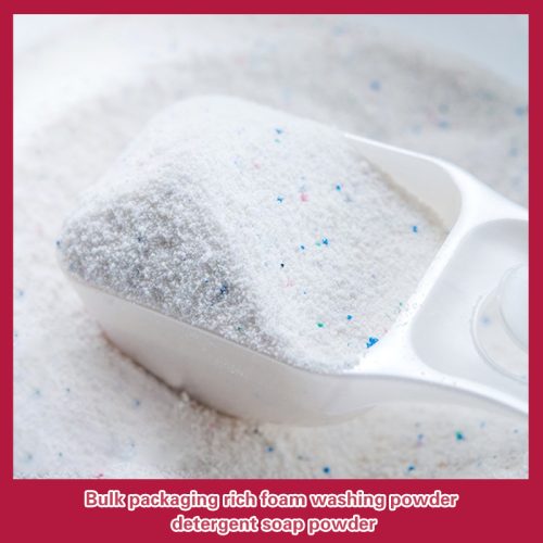 Bulk packaging rich foam washing powder detergent soap powder