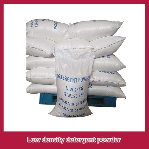 low density detergent powder